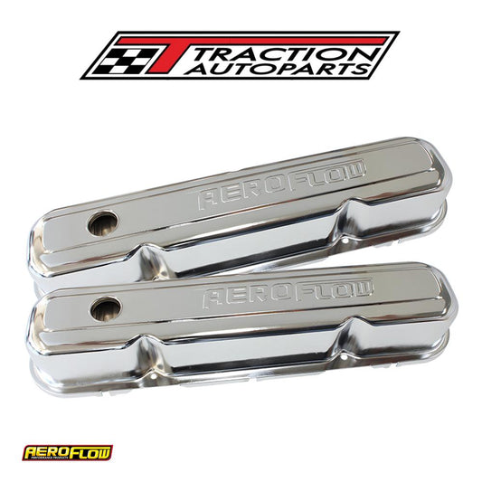 Steel Valve Covers Chrysler Sbchrome With Aeroflow Logo