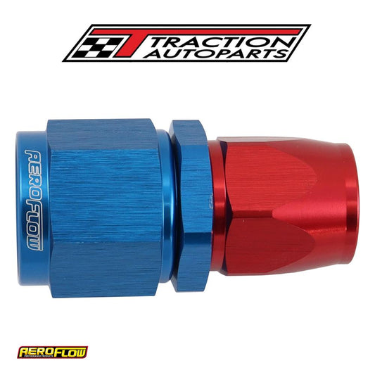 Stepped Straight End -6 Hose To -8 an Reducer Hose End Blue Teflon Af 201-06-08 d