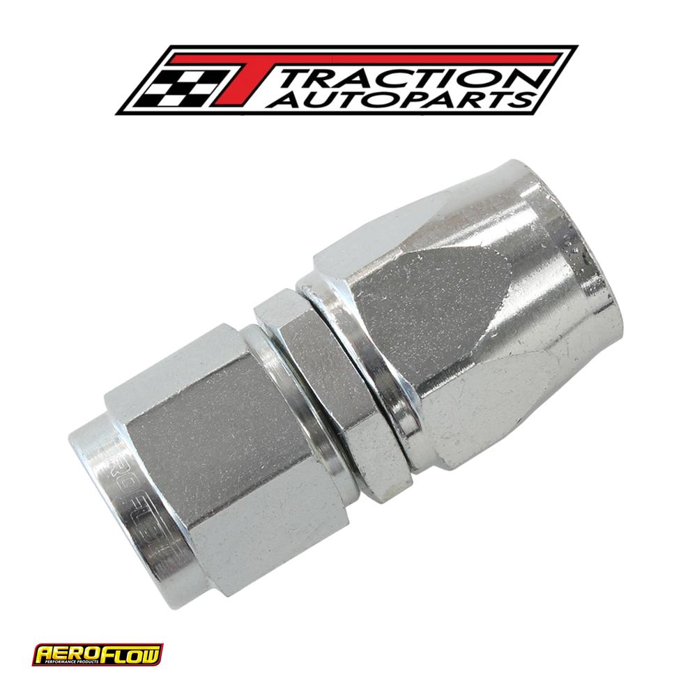 Steel Straight Hose End -6 an