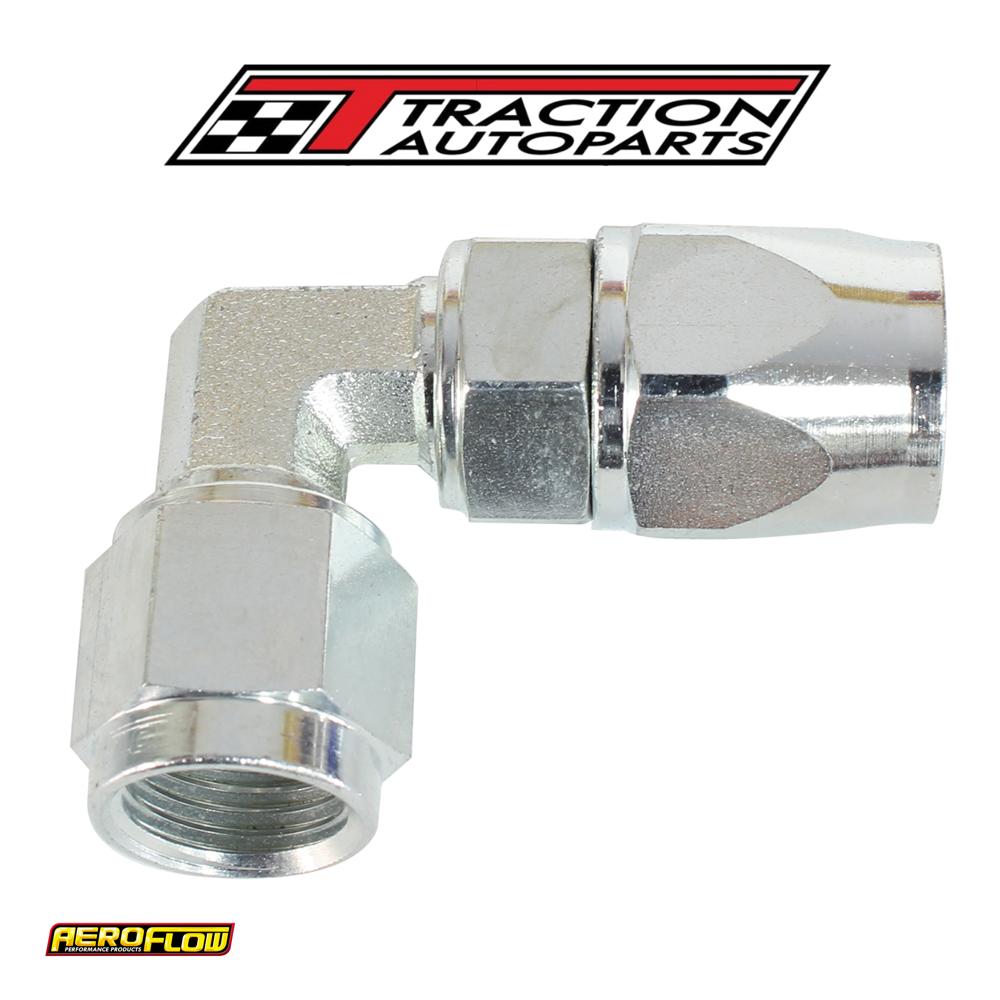 Steel 90 Deg Hose End -3 an Steel Swivel Suit Teflon