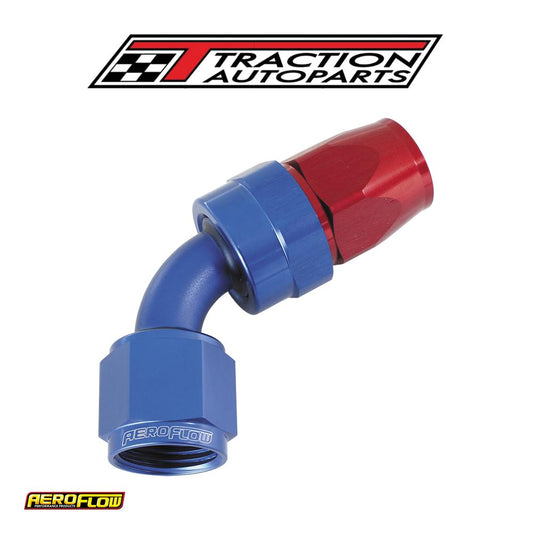Alloy 60 Deg Hose End -12 an Blue Swivel Nut Suit Teflon