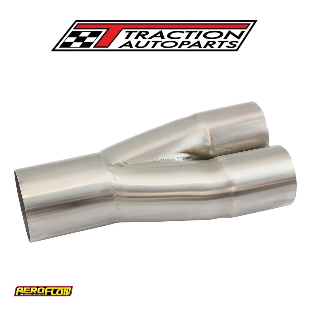 Aeroflow Merge Collector 2-1/4" To 3" 304 S/s 2 Into 1