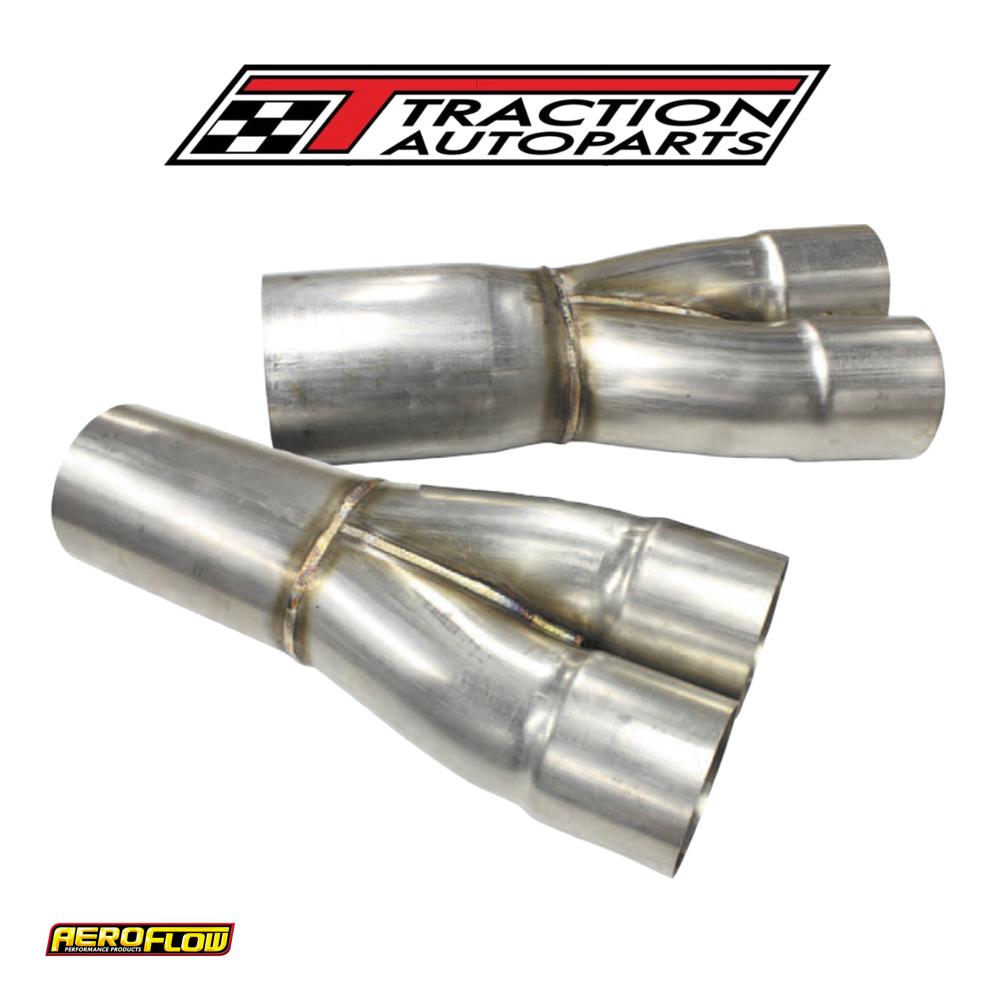 Aeroflow Merge Collector 2.5" To 3.5" 304 S/s 2 Into 1