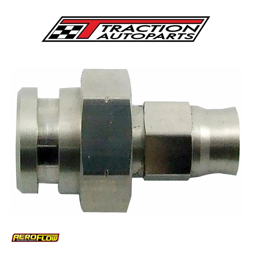 Female Inverted Flare 17 mm Hex with Ret Clip Recess 7/16 X 20