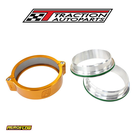 5.0" Billet Intercooler Clamps stainless Steel Gold Clamp