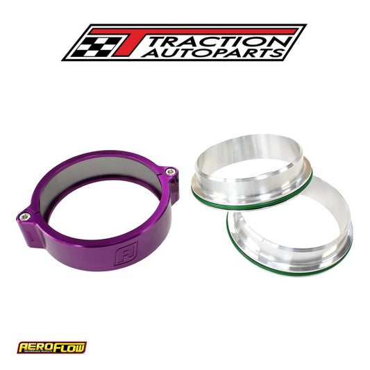 5.0" Billet Intercooler Clamps stainless Steel Purple Clamp