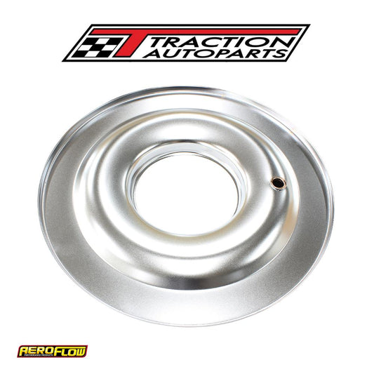 14" Air Cleaner Base Only Flat Base Chrome