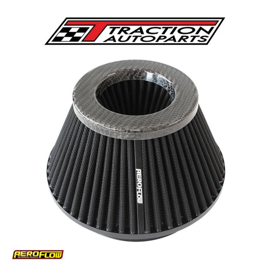 6" Carbon Inverted Tapered 7.6 / 4.7" O.d, 4" High Black