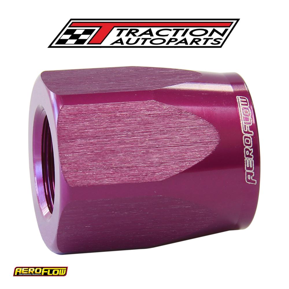 Hose End Socket Alloy -6 an Purple Suit Braided Hose