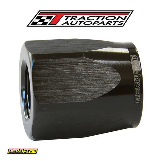 Hose End Socket Alloy -8 an Black Suit Braided Hose