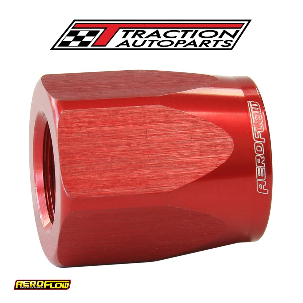 Hose End Socket Alloy -20 an Red Suit Braided Hose