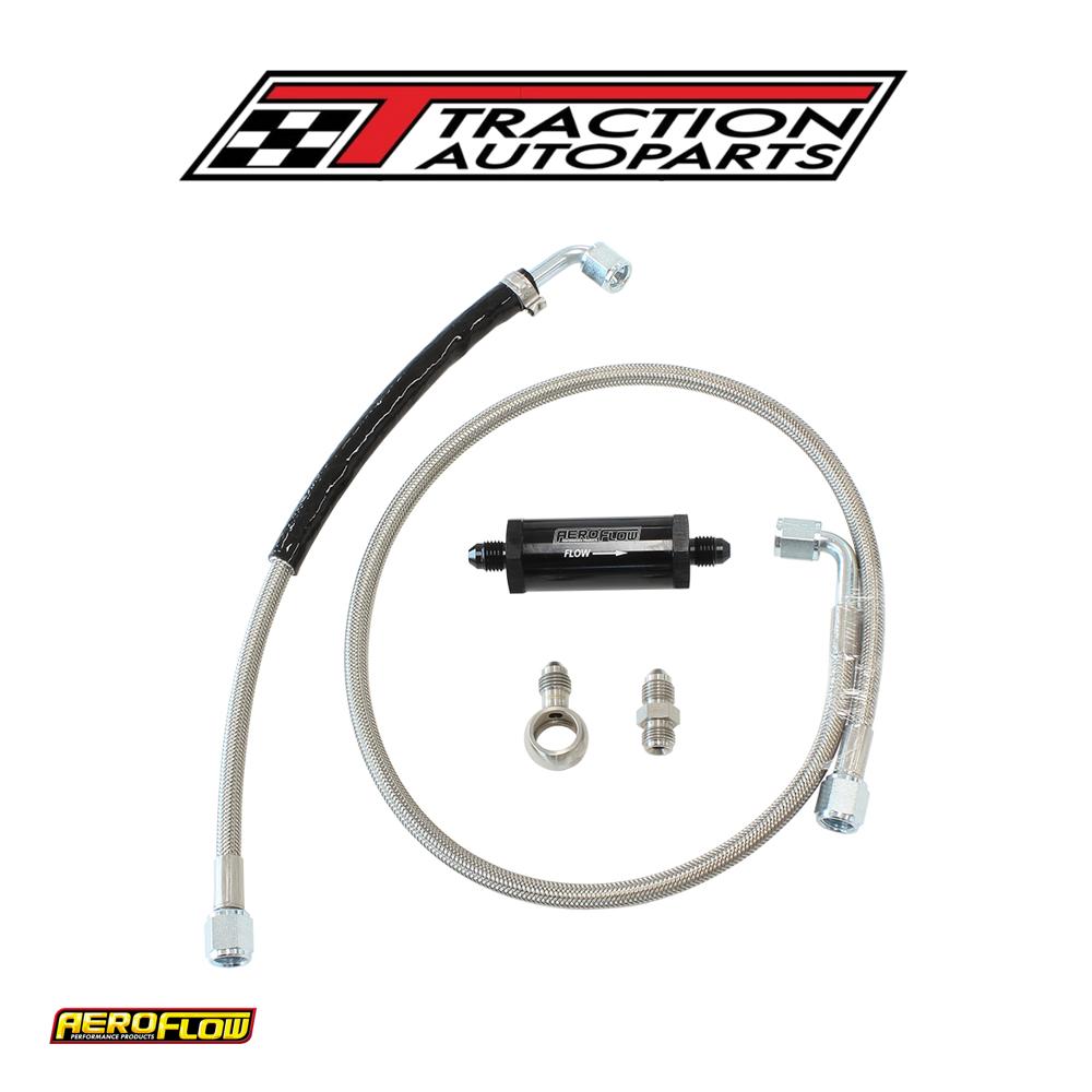 Ford Xr 6 Fg Turbo Feed Line Kit Inline 30 micron Filt Fg