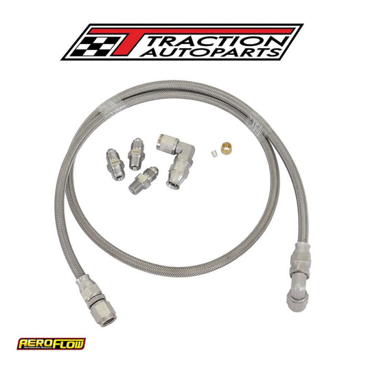 Universal Turbo Oil Feed Line -4 an Line Kit Npt/bsp 1 Metre