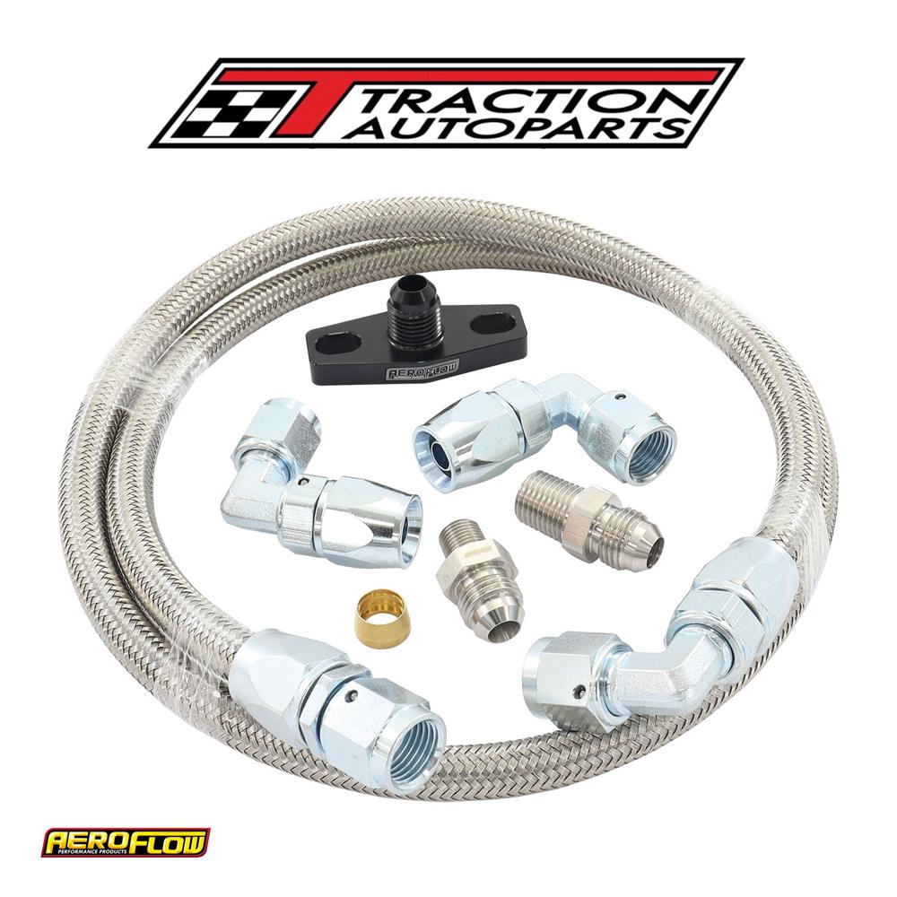 Universal Turbo Oil Feed Line -6 an Line Kit Npt/bsp 1 Metre