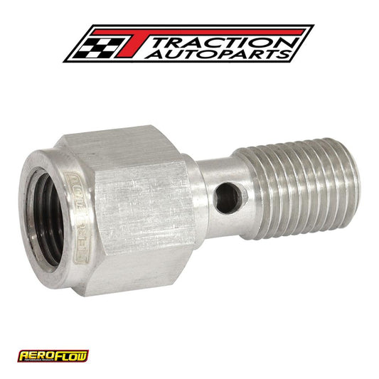 Banjo Bolt 3/8" X 24 Unf With 1/8" Npt Port S/s