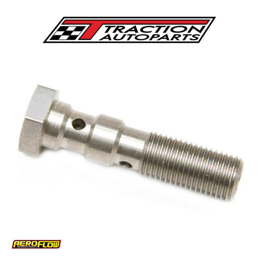 Double Banjo Bolt 3/8 X 24 Stainless 40 mm Long