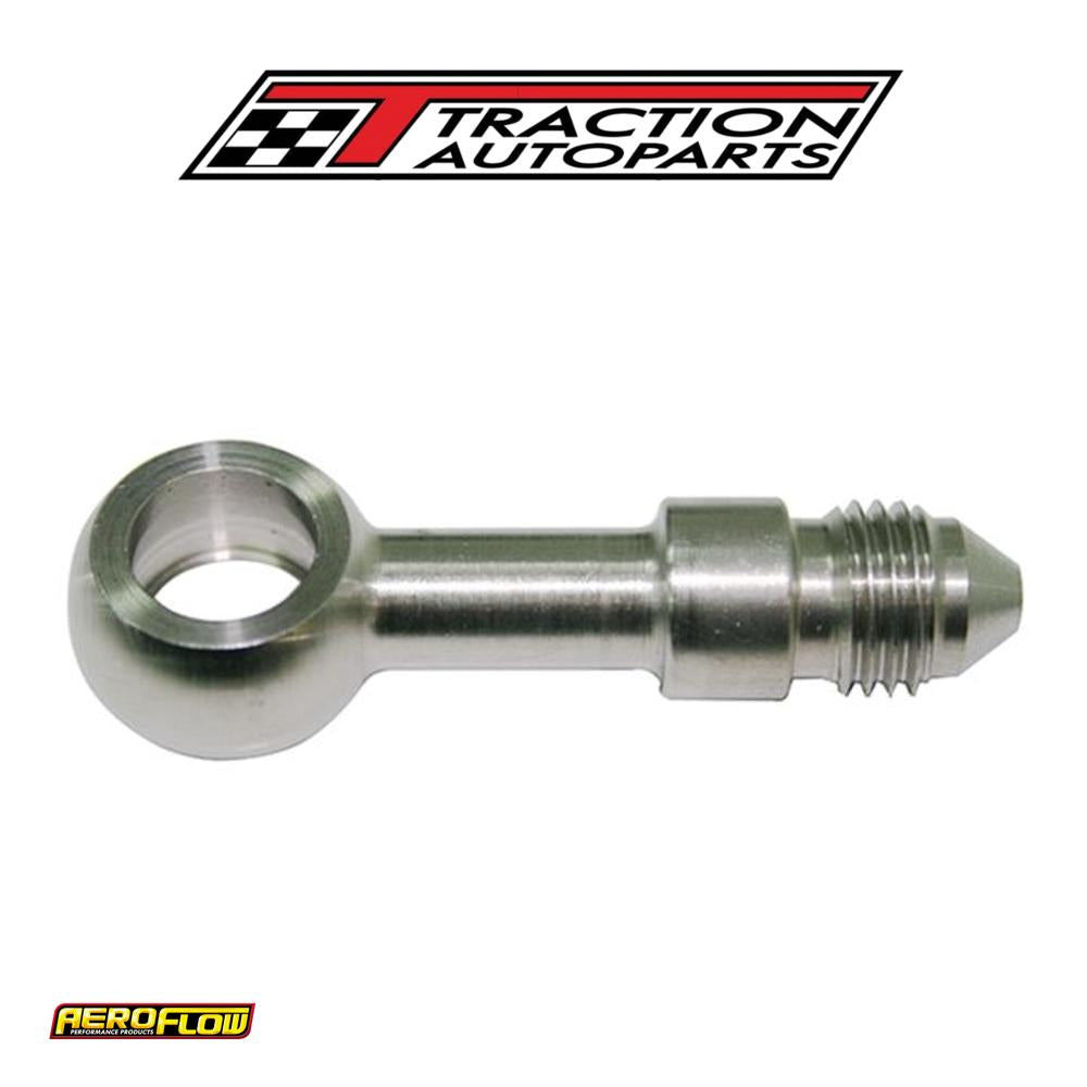 -3 an Straight Male Banjo 7/16"stainless Steel Long Version