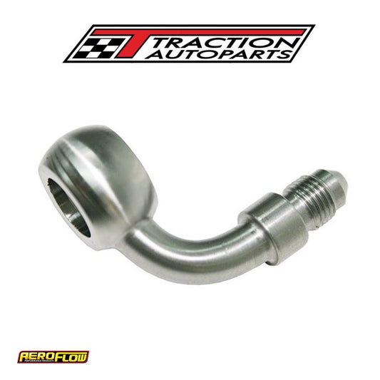 -4 an 90 Deg Banjo 10 mm 3/8 Stainless Suit Teflon