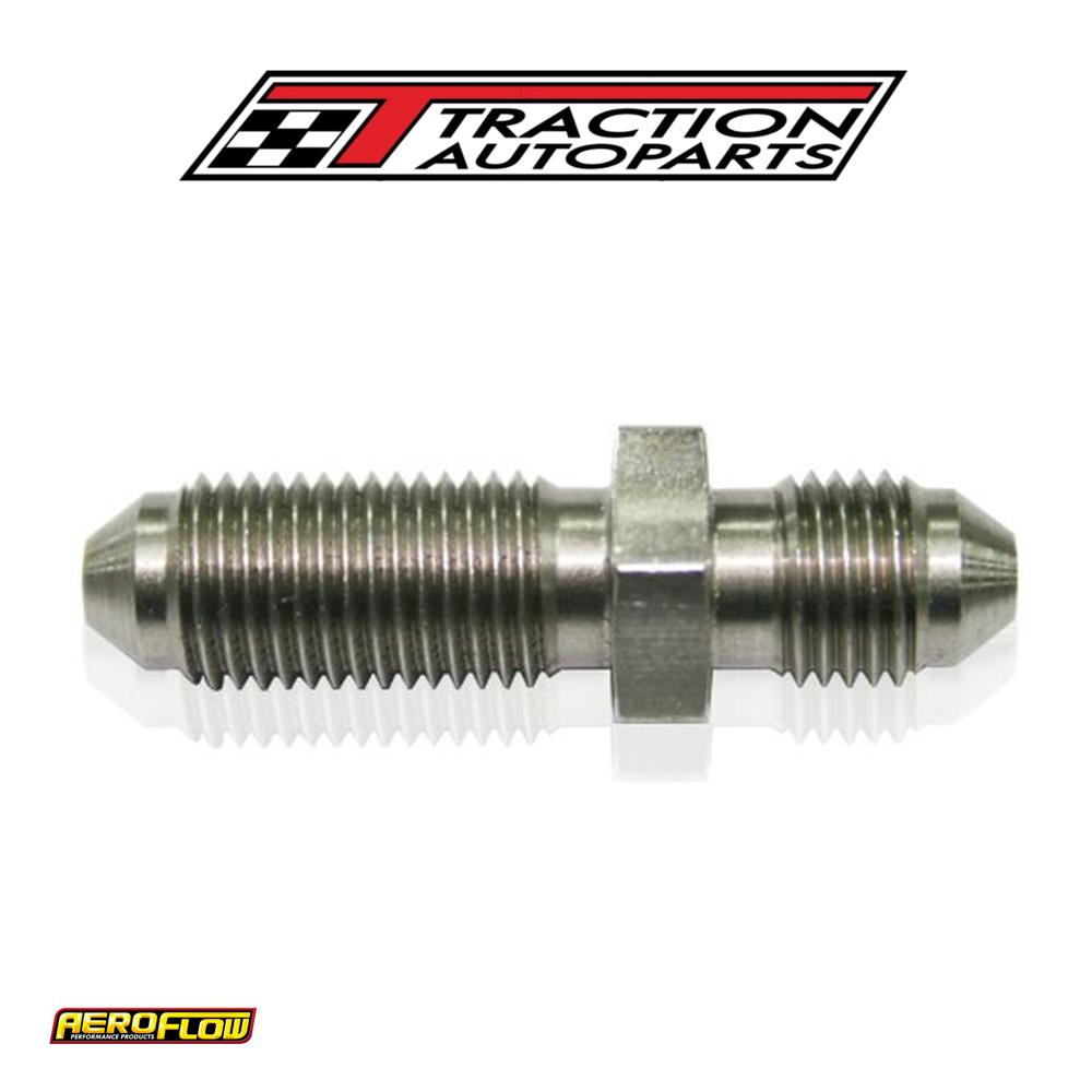 -4 an S/s Straight Bulkhead Stainless Steel