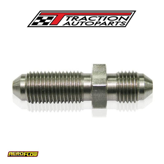 -4 an S/s Straight Bulkhead Stainless Steel