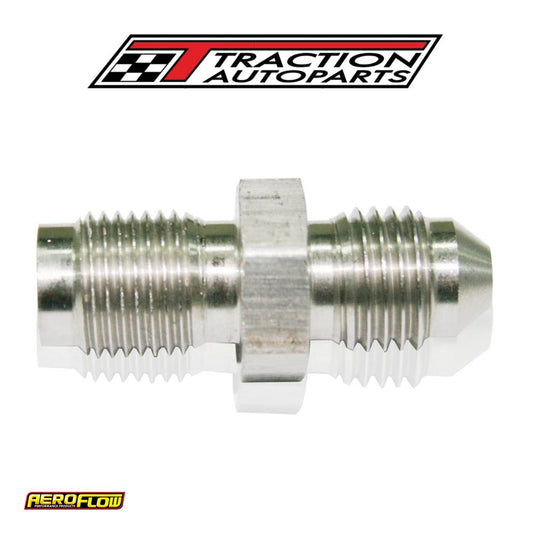 -4 an To Inverted 7/16-24 Stainless Male To Male