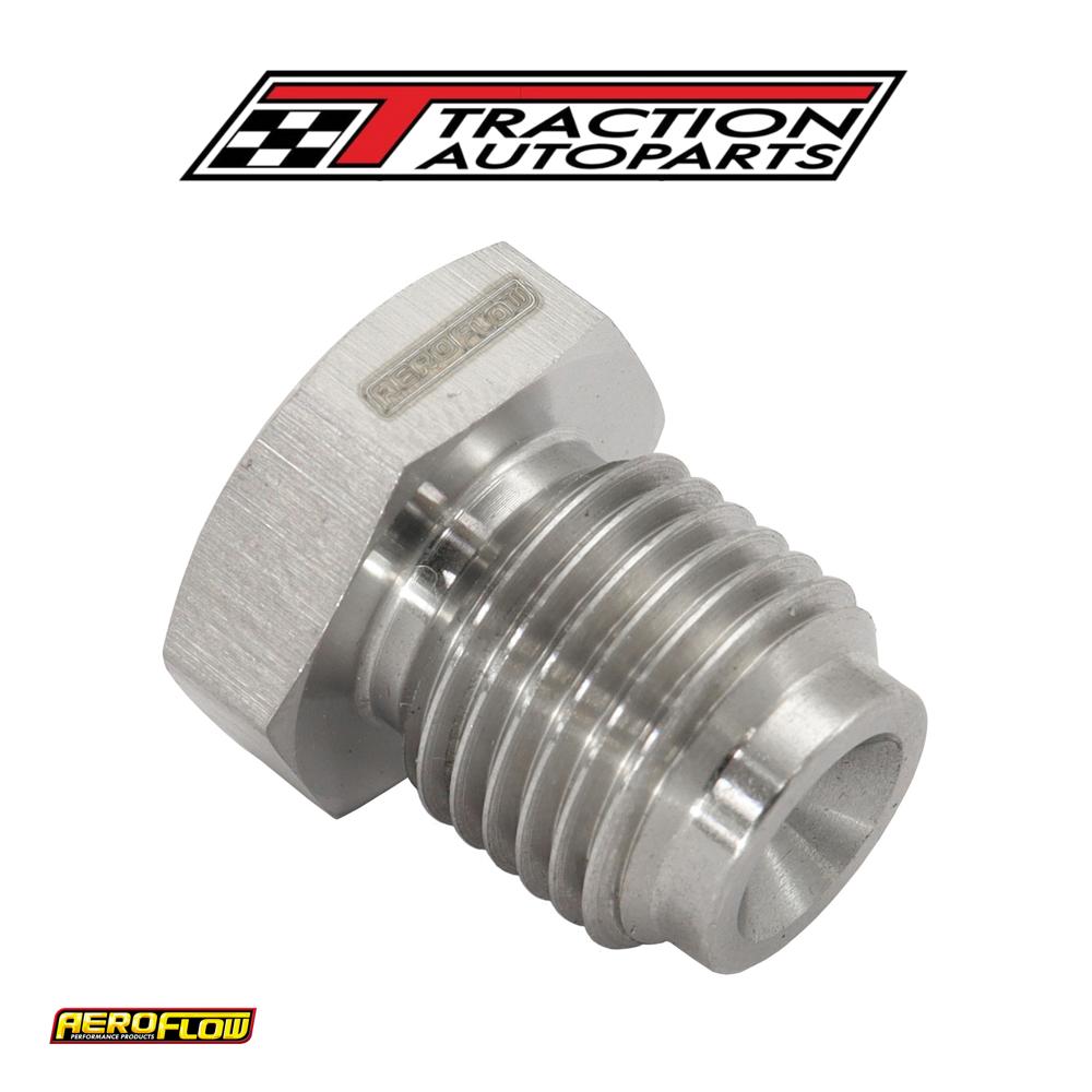 Inverted Flare Hex Port Plug 1/2-20 Stainless Steel