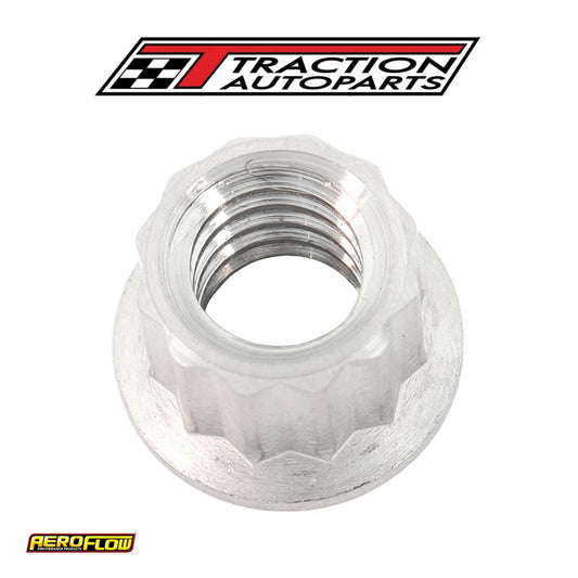 1/4" Unc Titanium Nut 12 Point Single 1/4-20"