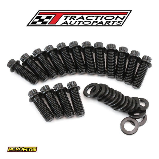 Universal Header Bolts 12 Point Black X 16 3/8 1.00"