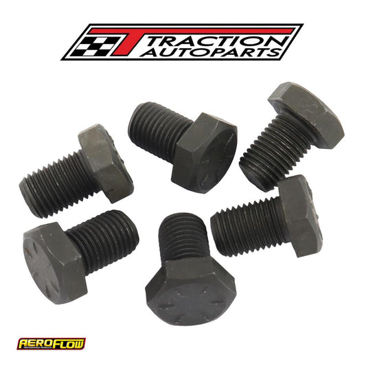 Flexplate Bolts 7/16-20" 0.69" Uhl Chev Ford Pack Of 6