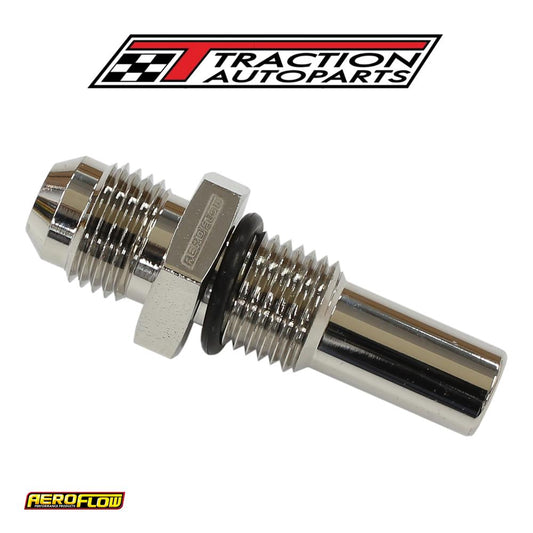 1/4"-18 Npsm Long Tail To -6 anwith Crush Washer Zinc Steel
