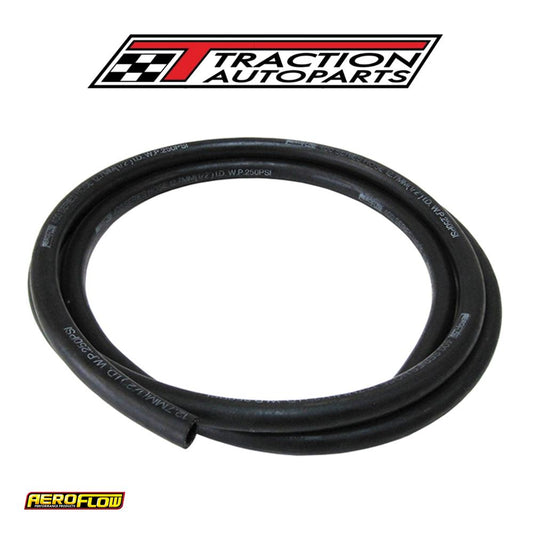 Black Push Lock Hose -10 5/8" 7.5 m Rubber 15.7 mm ID 23 mm OD