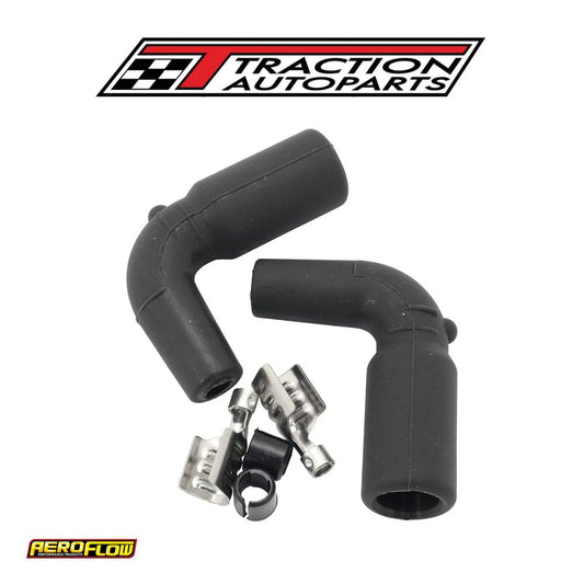 Coil Boots & Term Ls (2 Pack) 90 Deg. 2 Boots & 2 Terminals