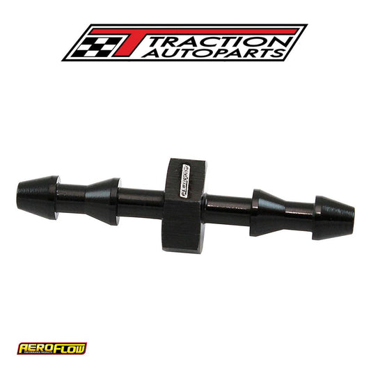 3 mm Push Lock Barb Joiner Black 1/8" Male To Male Barb