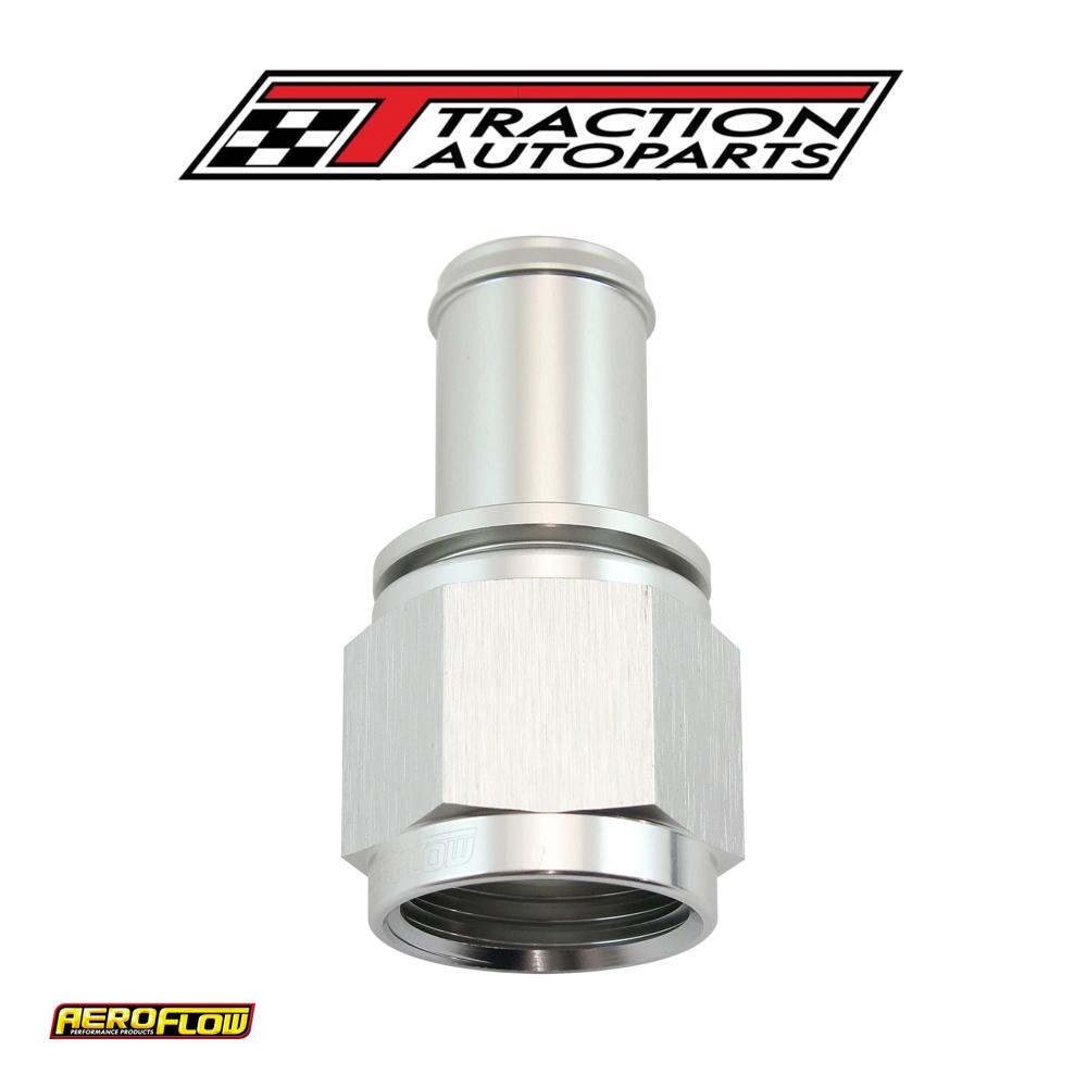 Female -10 an To 5/8" Barb Silver With Tube Nut