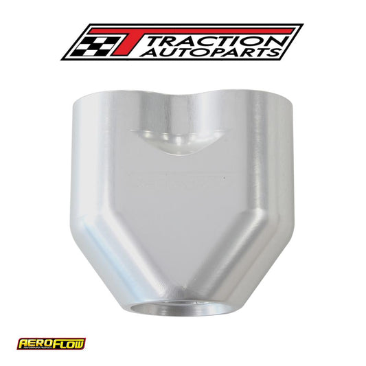 Aeroflow -10 an To 2 x-8 an Female Orb U Block Silver Af 455-10-08 s