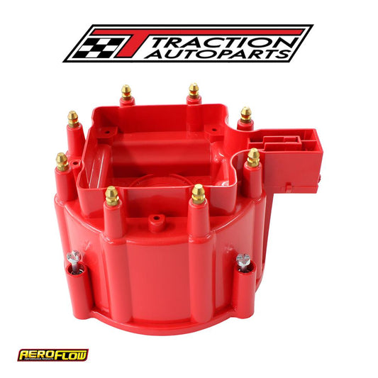 Chev V 8 Hei Distibutor Cap Red Colour Suits 4010-8362