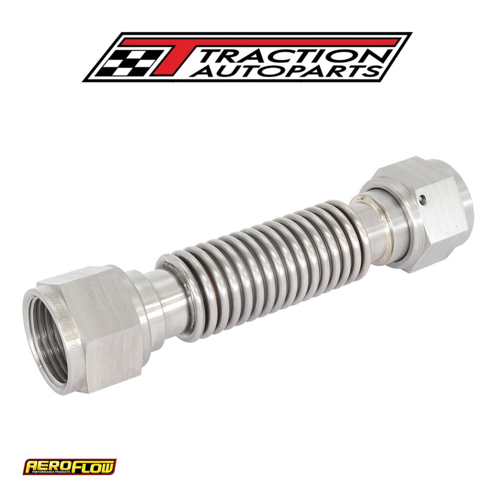 Flexible Turbo Drain Hose S/s Female 2 X -12 an 150 mm Long