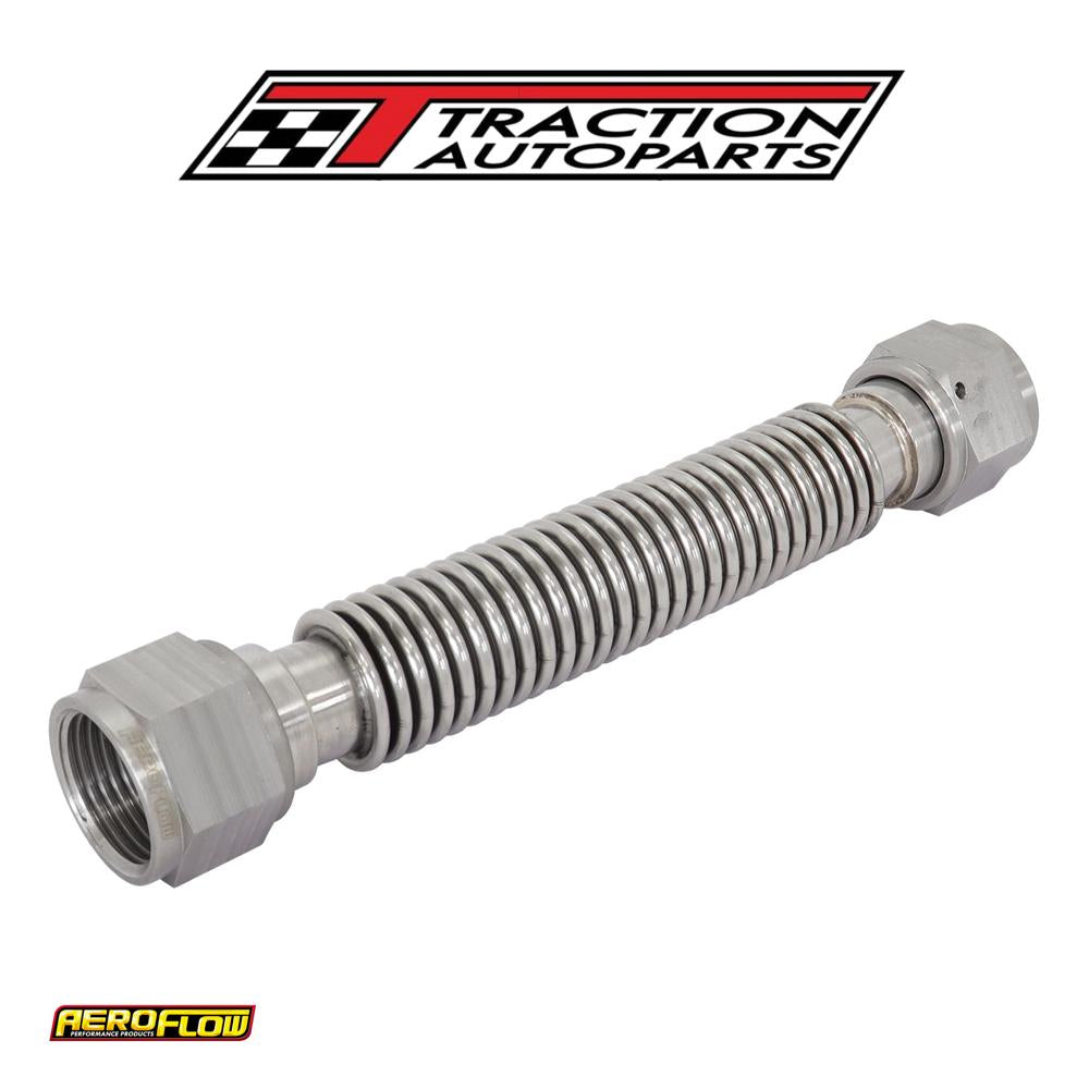 Flexible Turbo Drain Hose S/s Female 2 X -12 an 200 mm Long