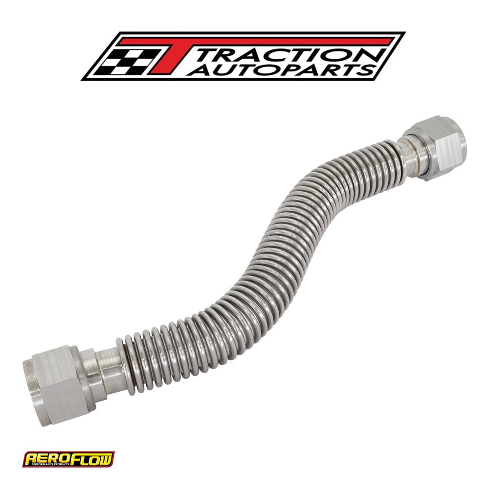 Flexible Turbo Drain Hose S/s Female 2 X -12 an 300 mm Long