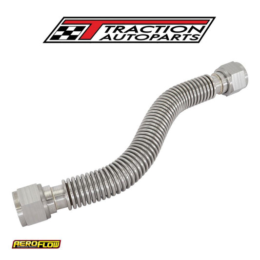 Flexible Turbo Drain Hose S/s Female 2 X -12 an 300 mm Long