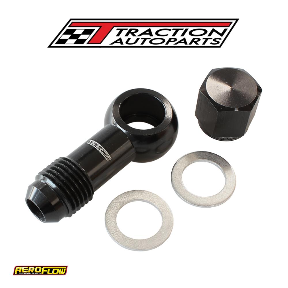 Aeroflow / Bosch Fuel Pump Banjo Kit To -6 an Inc Washers