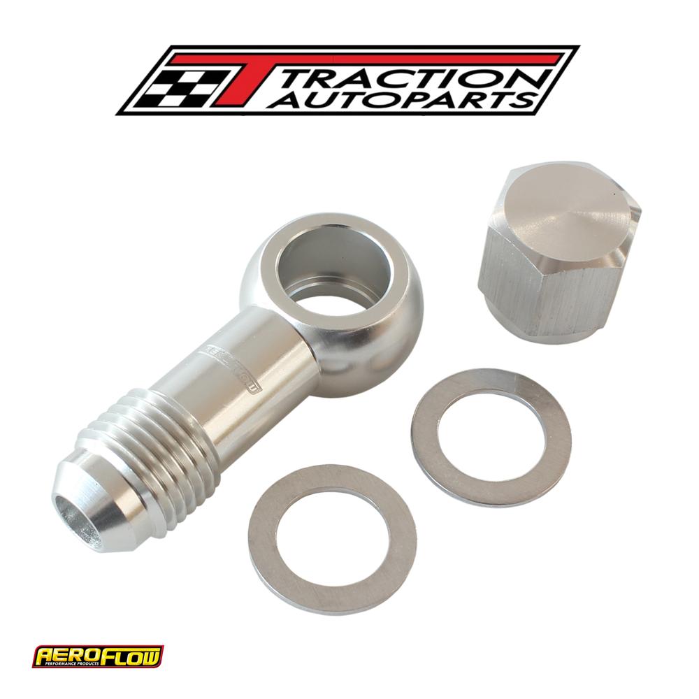 Aeroflow / Bosch Fuel Pump Banjo Kit To -6 an Inc Washers