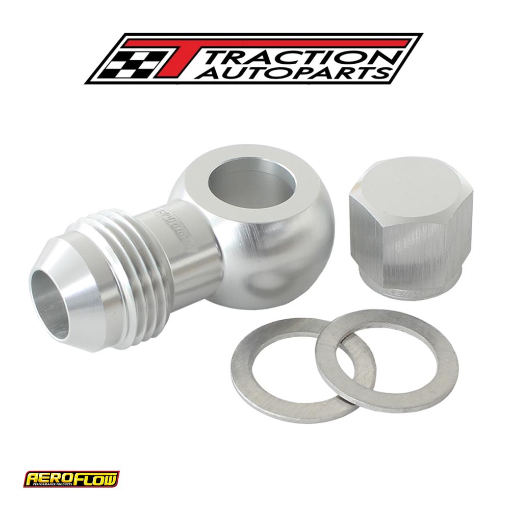 Aeroflow / Bosch Fuel Pump Banjo Kit To -8 an Inc Washers