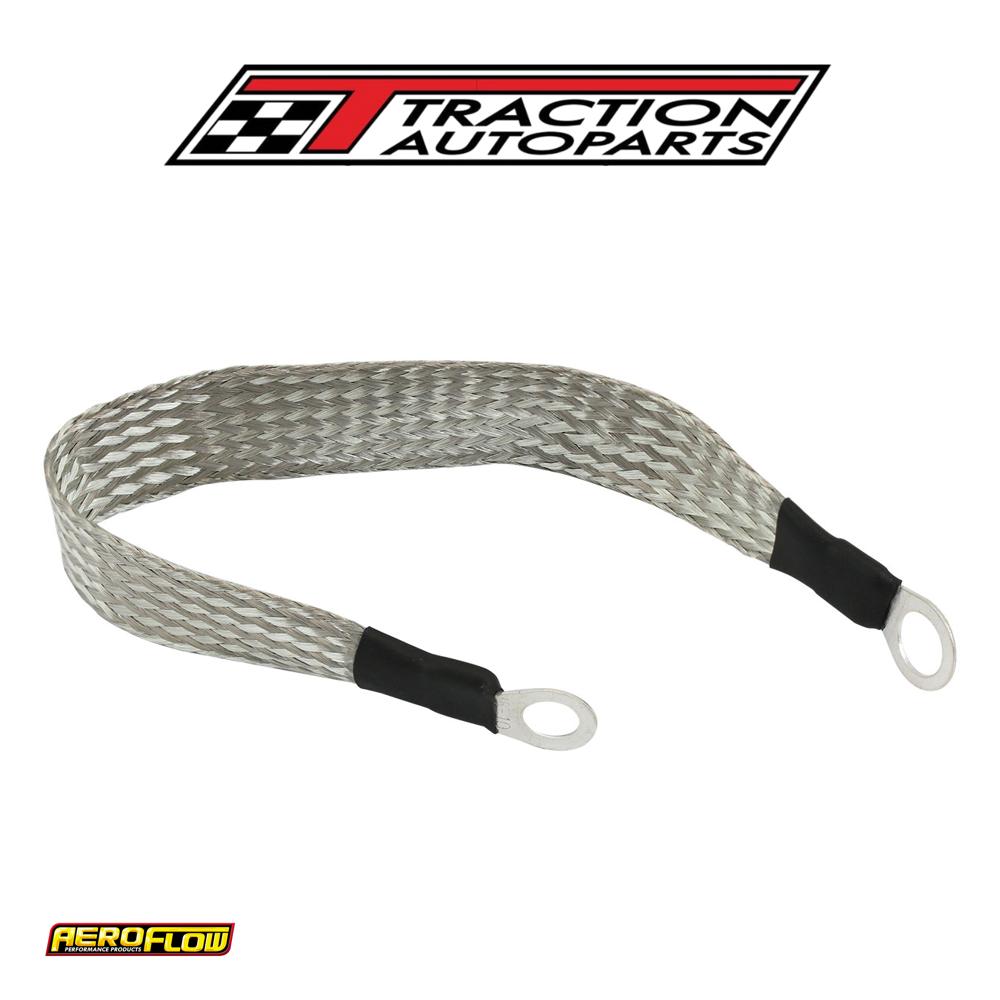 Earth Strap 300 mm Long Ground Alternator 5/16" 3/8" Eyelet