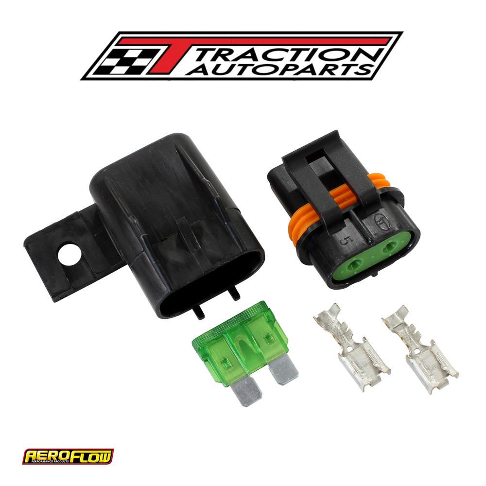 Weatherpack Fuse Holder 30 amp Fuse Included Suit 12 Awg Wire