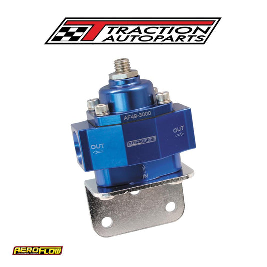 Blue Style Reg 4.5-9 Psi Adjusbillet 1 in 2 Out -8 Orb Ports