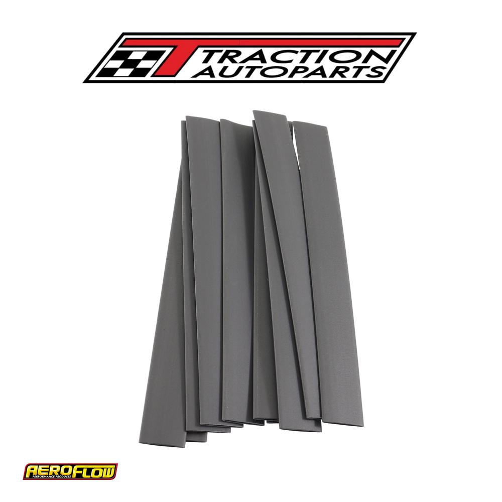 Black Heat Shrink 1/4" (6 mm) Refill Kit 10 Pack 49-8990