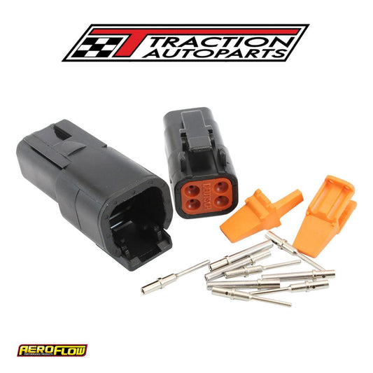 Weathertight Dtm 4 Pin Black Connector Kit Deutsch Dtm Styl