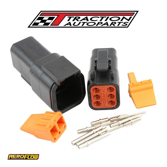 Weathertight Dtm 6 Pin Black Connector Kit Deutsch Dtm Styl