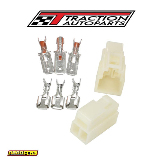 3 Pin Electrical Connector Automotive Spade Style